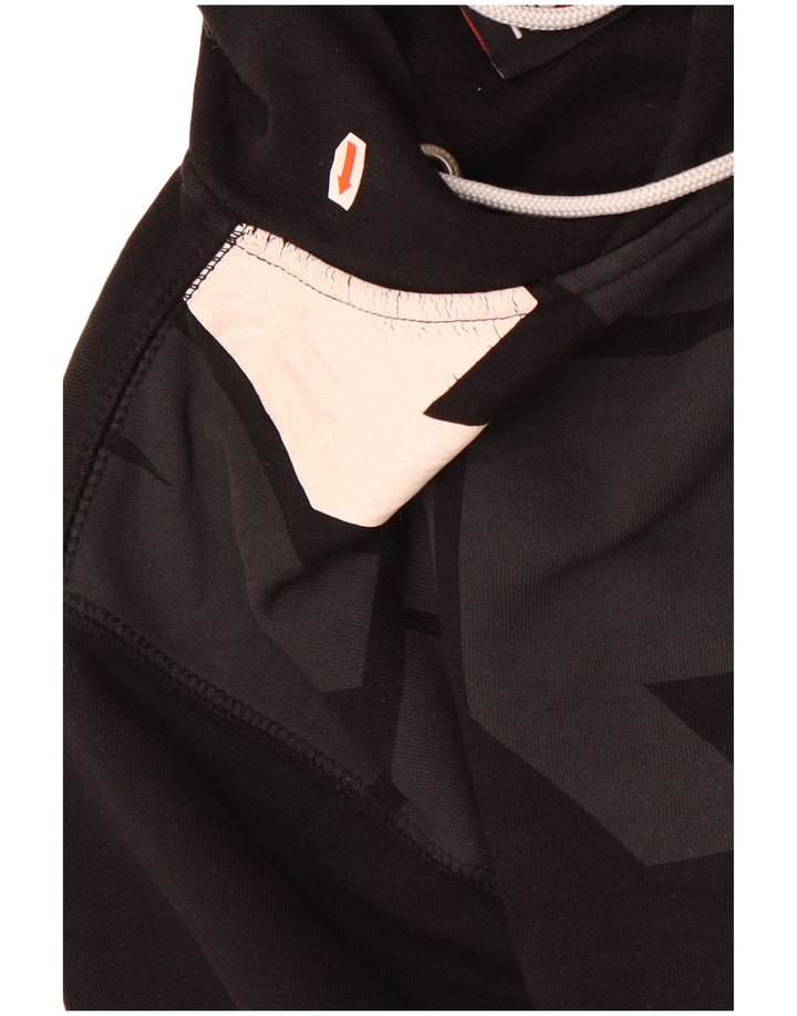 Sneaker Freak Mens Gráfico Hoodie Jumper Pequeno Preto