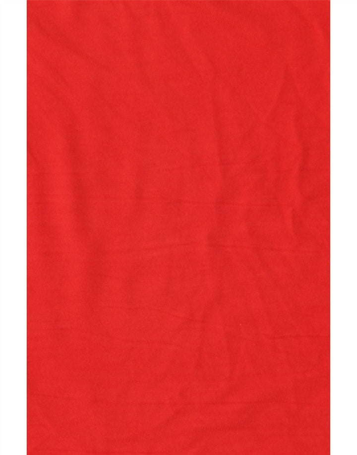 Camisa polo feminina Ballantyne UK 12 viscose vermelha média