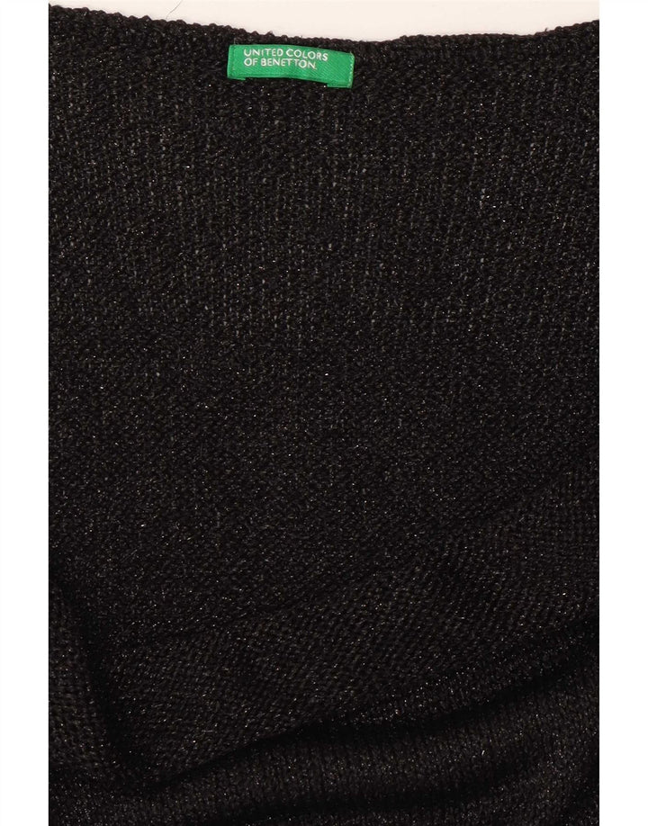 Vestido Slip Feminino Benetton UK 10 Pequeno Preto