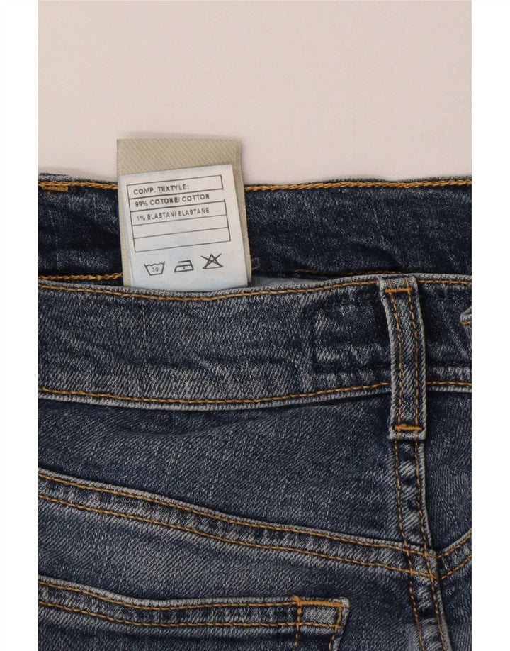 Calça jeans reta masculina Roy Rogers W34 L32 algodão azul