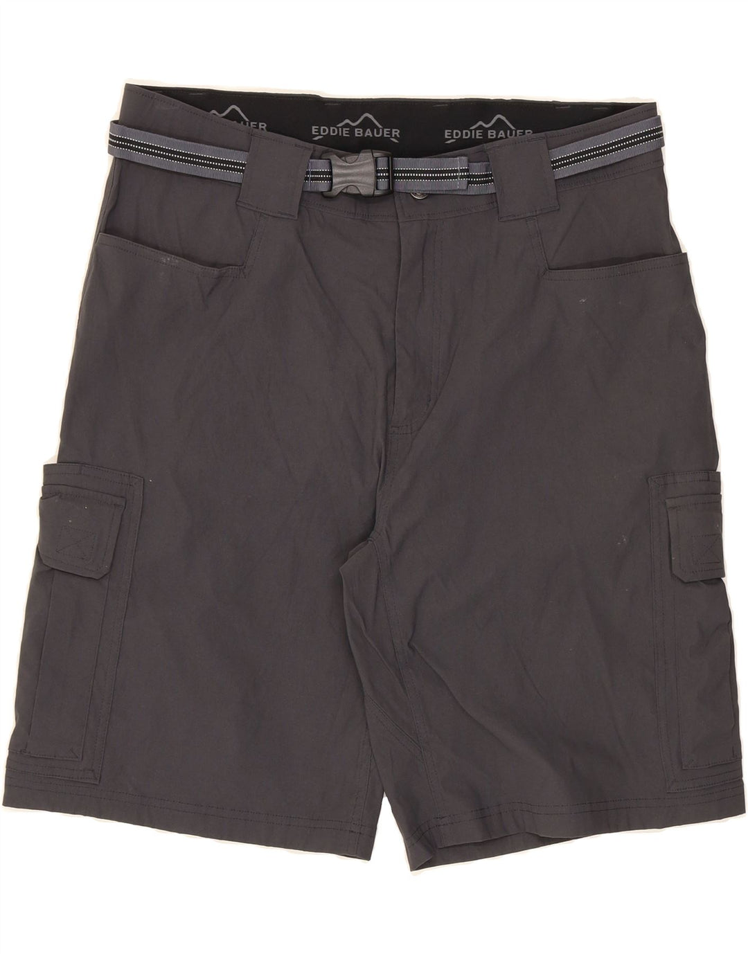 EDDIE BAUER Mens Cargo Shorts W36 Large Grey Nylon Vintage Eddie Bauer and Second-Hand Eddie Bauer from Messina Hembry 