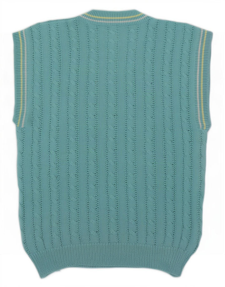 Regata masculina vintage IT 52 grande poliacrílico azul