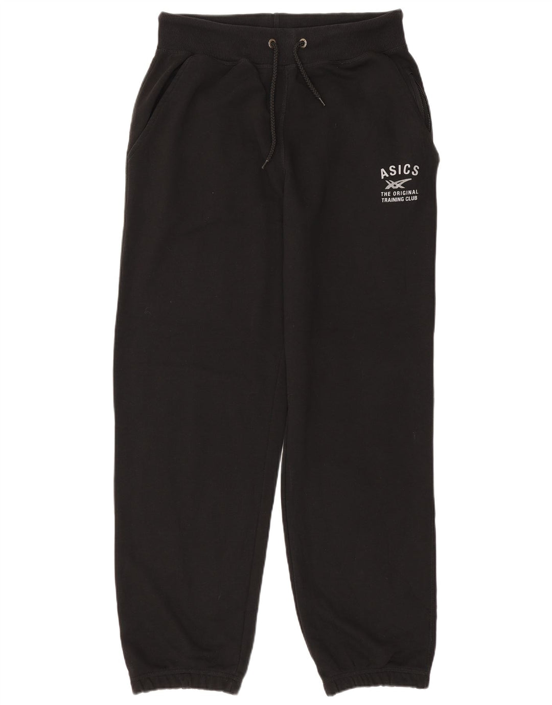 Calça de treino feminina ASICS Joggers UK 18 XL algodão preto