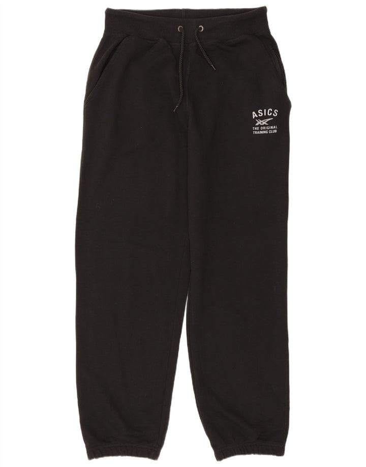 Calça de treino feminina ASICS Joggers UK 18 XL algodão preto