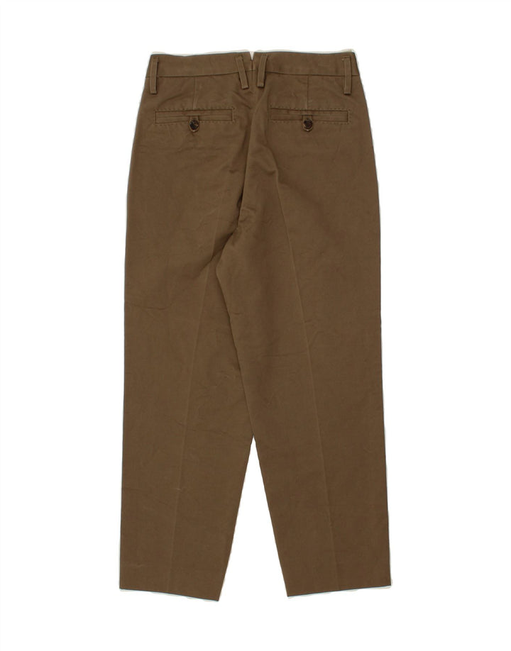 DSQUARED2 Womens Tapered Chino Trousers IT 42 Medium W28 L25 Khaki Cotton Vintage Dsquared2 and Second-Hand Dsquared2 from Messina Hembry 