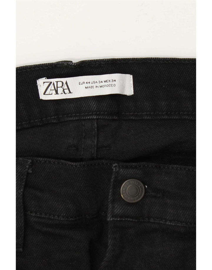 Zara Mens Slim Jeans EU 44 Grande W34 L31 Preto