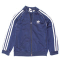 Casaco de treino Adidas Boys 6-7 anos azul marinho poliéster