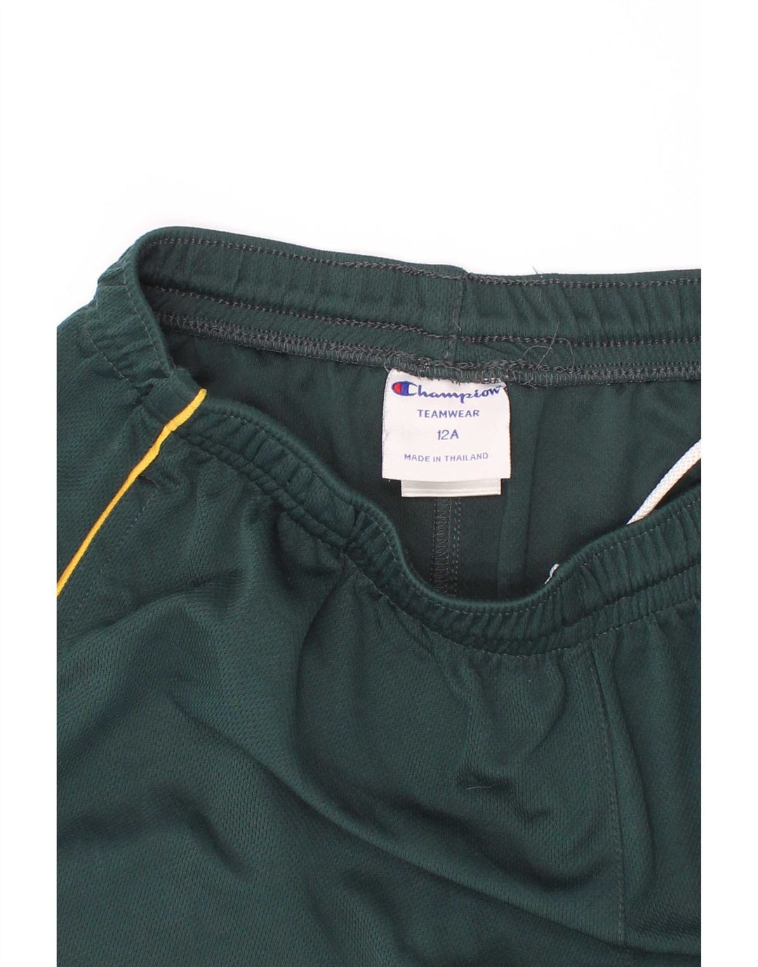 Shorts esportivos Champion Boys 11-12 anos verde poliéster