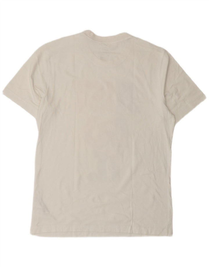 Camiseta gráfica masculina NIKE Top médio algodão branco