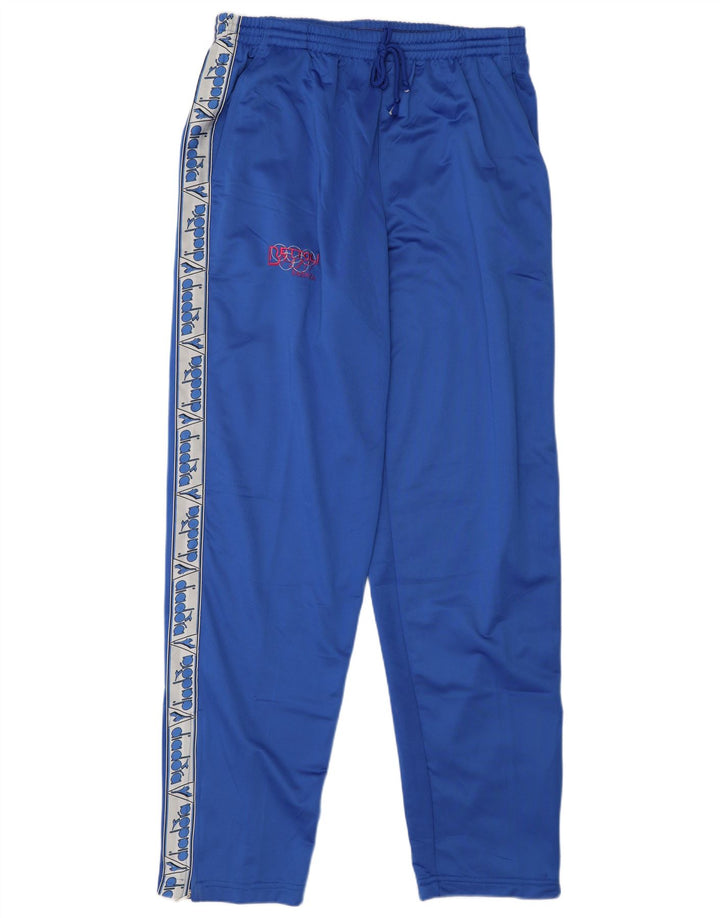 Calça de treino masculina DIADORA 3XL azul colorblock poliéster