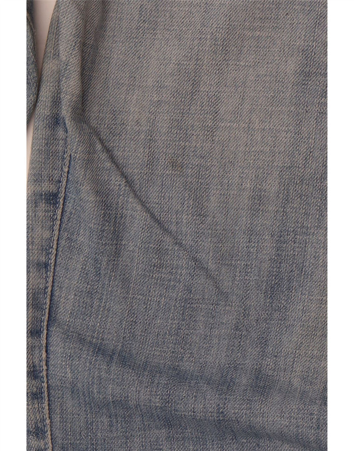 ARMANI Calça jeans feminina bootcut W30 L31 algodão azul