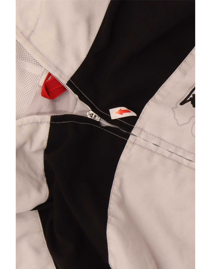 Jaqueta masculina Puma Graphic com capuz e moletom cinza médio bloco colorido