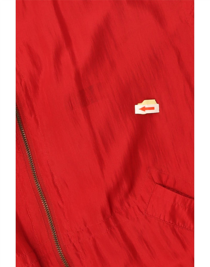 Jaqueta bomber masculina C.C.CONCORD UK 40 grande vermelha