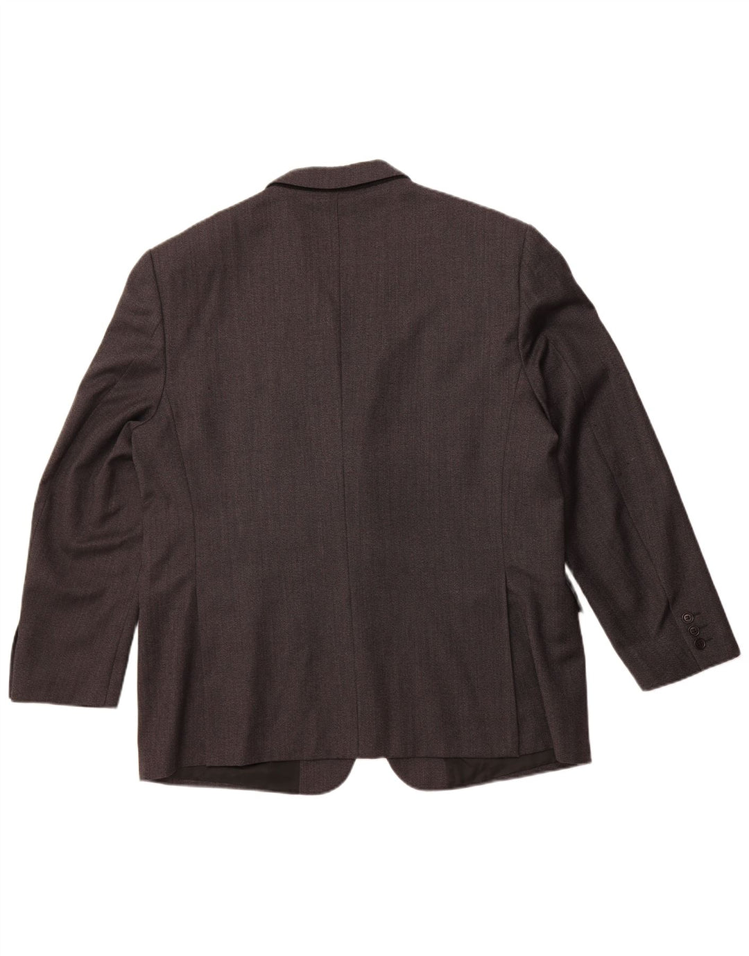 Jaqueta blazer masculina BIAGIOTTI com 3 botões Reino Unido 40 grande lã merino cinza