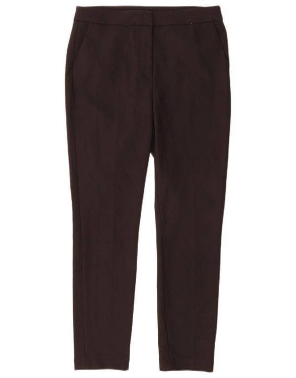 Zara Calça Chino Feminina Skinny EU 40 Médio W30 L27 Algodão Preto
