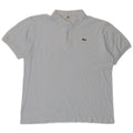 Camisa polo masculina Lacoste tamanho 6 XL azul algodão