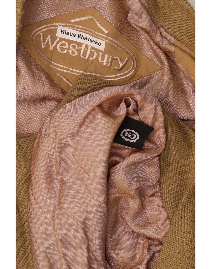 Jaqueta bomber masculina WESTBURY Reino Unido 44 2XL bege