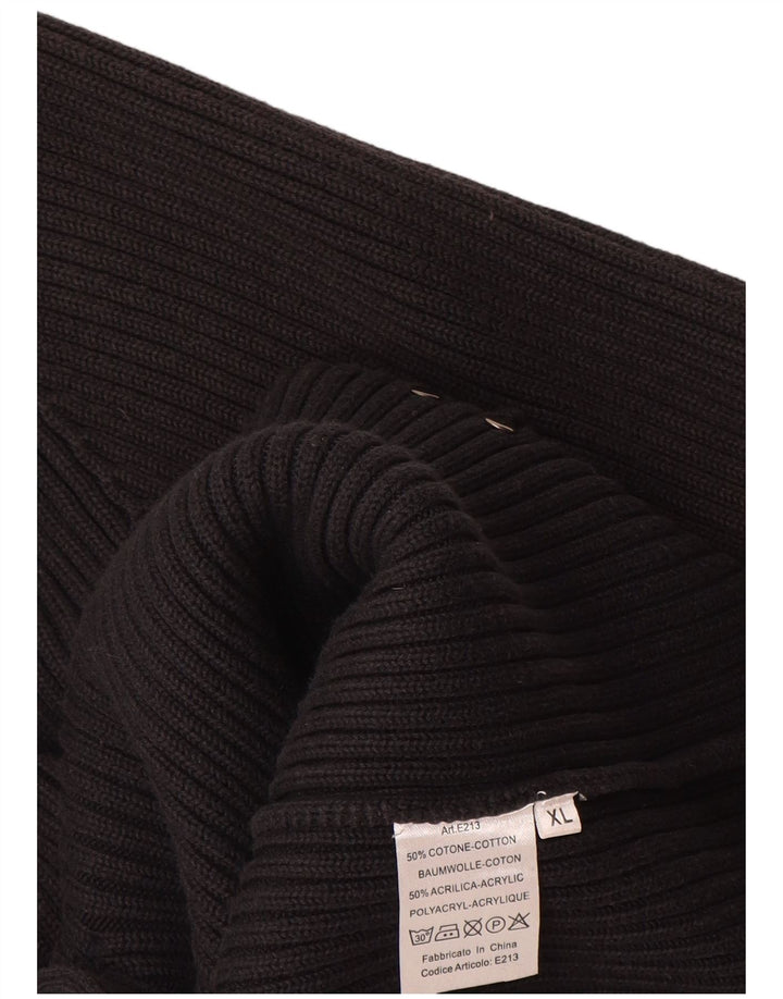 Suéter cardigã masculino ELLESSE XL algodão preto