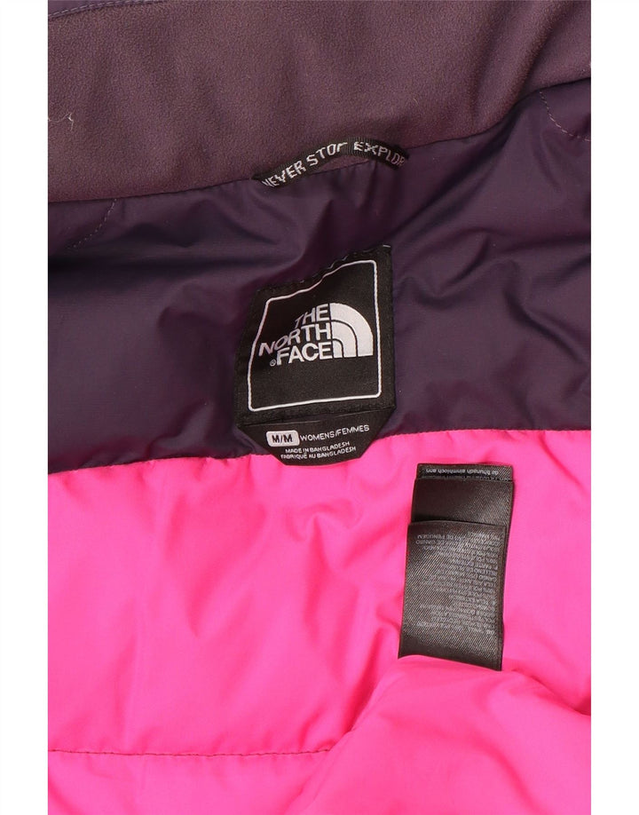 Colete acolchoado The North Face feminino 700 UK 14 poliéster roxo médio