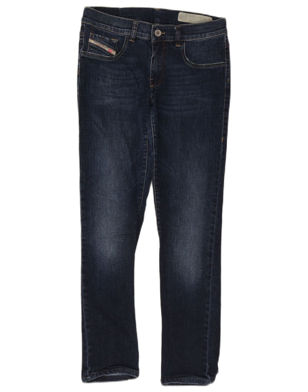 Diesel Womens Thanaz Slim Jeans W30 L27 Navy Blue Cotton