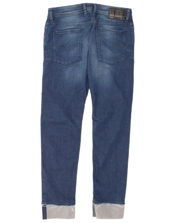Diesel Mens Sleenker SP Slim Skinny Jeans W31 L32 Azul Algodão