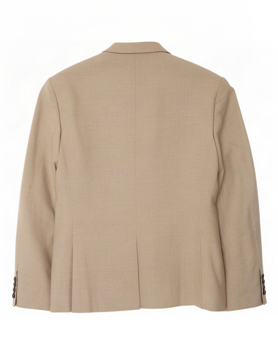 Jaqueta blazer masculina de 2 botões Marks & Spencer Reino Unido 48 2XL linho bege