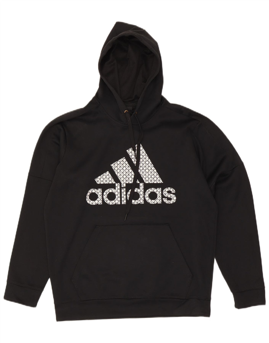 Adidas Mens Climawarm Graphic Hoodie Jumper Grande Poliéster Preto