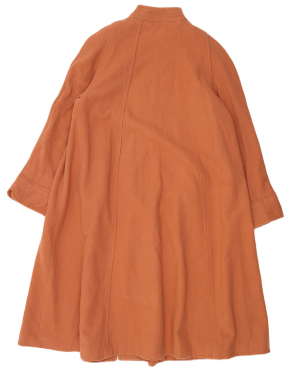 Sobretudo feminino VINTAGE oversized EU 44 XL laranja nova lã