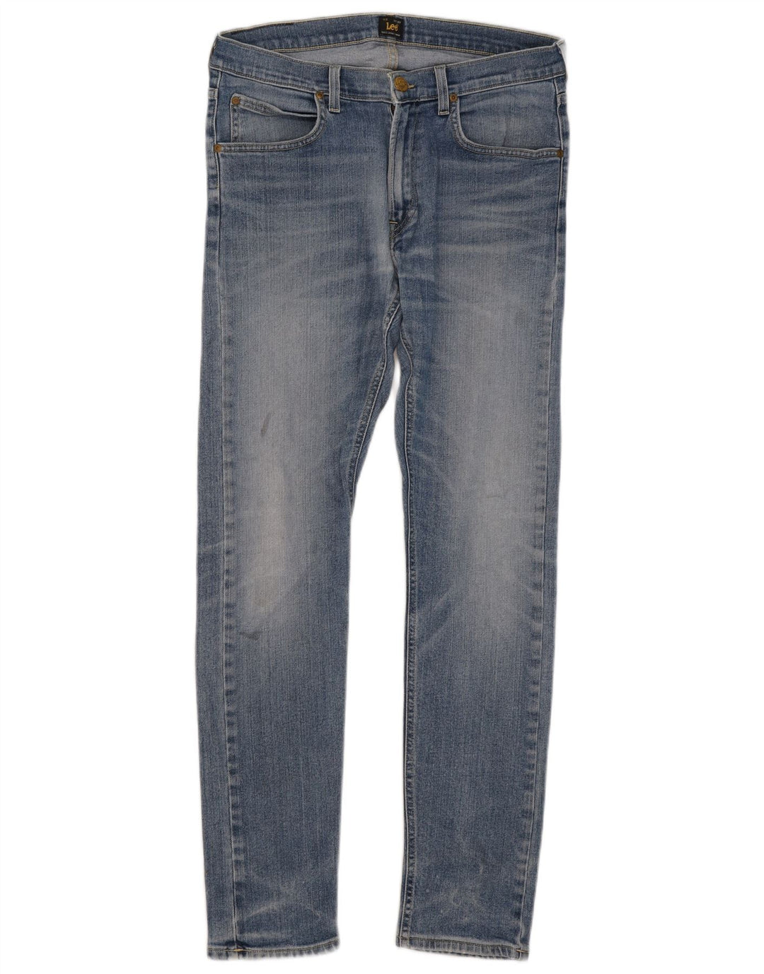 Lee Mens Luke Slim Jeans W32 L32 Azul Algodão