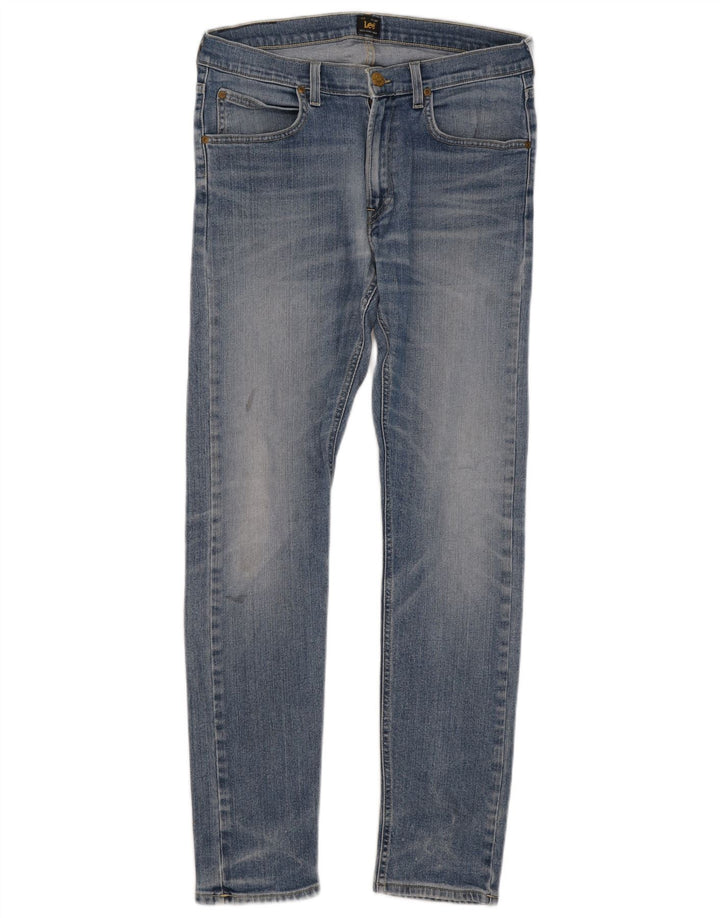 Lee Mens Luke Slim Jeans W32 L32 Azul Algodão
