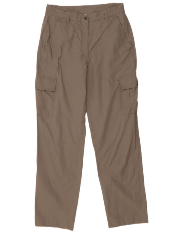 Calça cargo feminina reta Calvin Klein W29 L32 algodão cinza