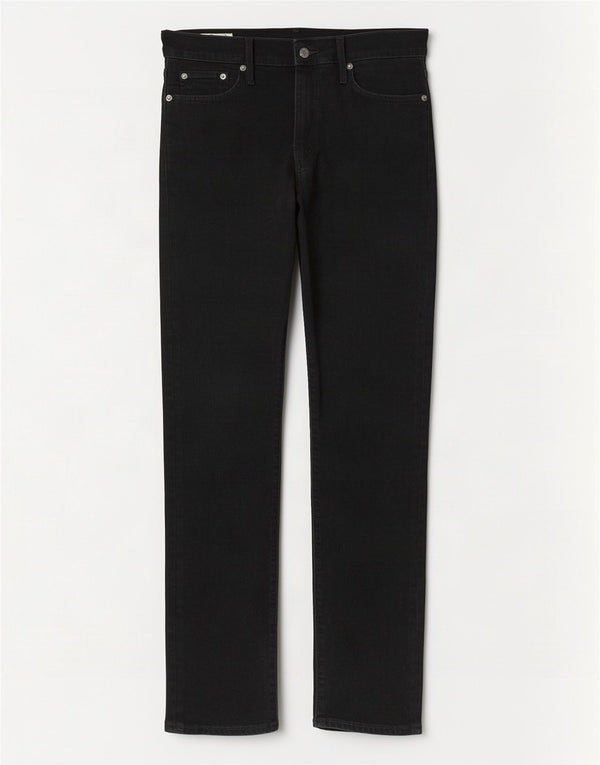 Levi's Masculino 502 Tapered Jeans W30 L32 Algodão Preto