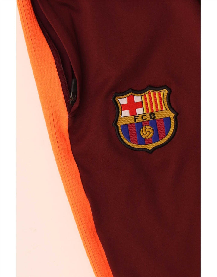 Calça de treino masculina Nike Barcelona grande em poliéster colorblock marrom