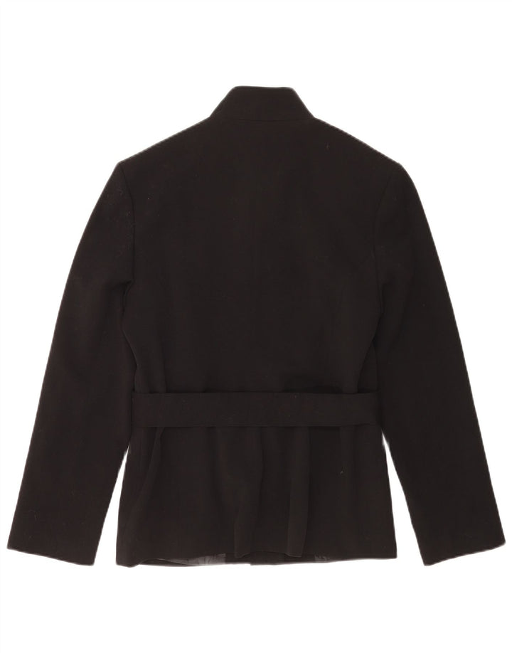 Jaqueta Blazer Feminina Vintage IT 42 Poliéster Preto Médio