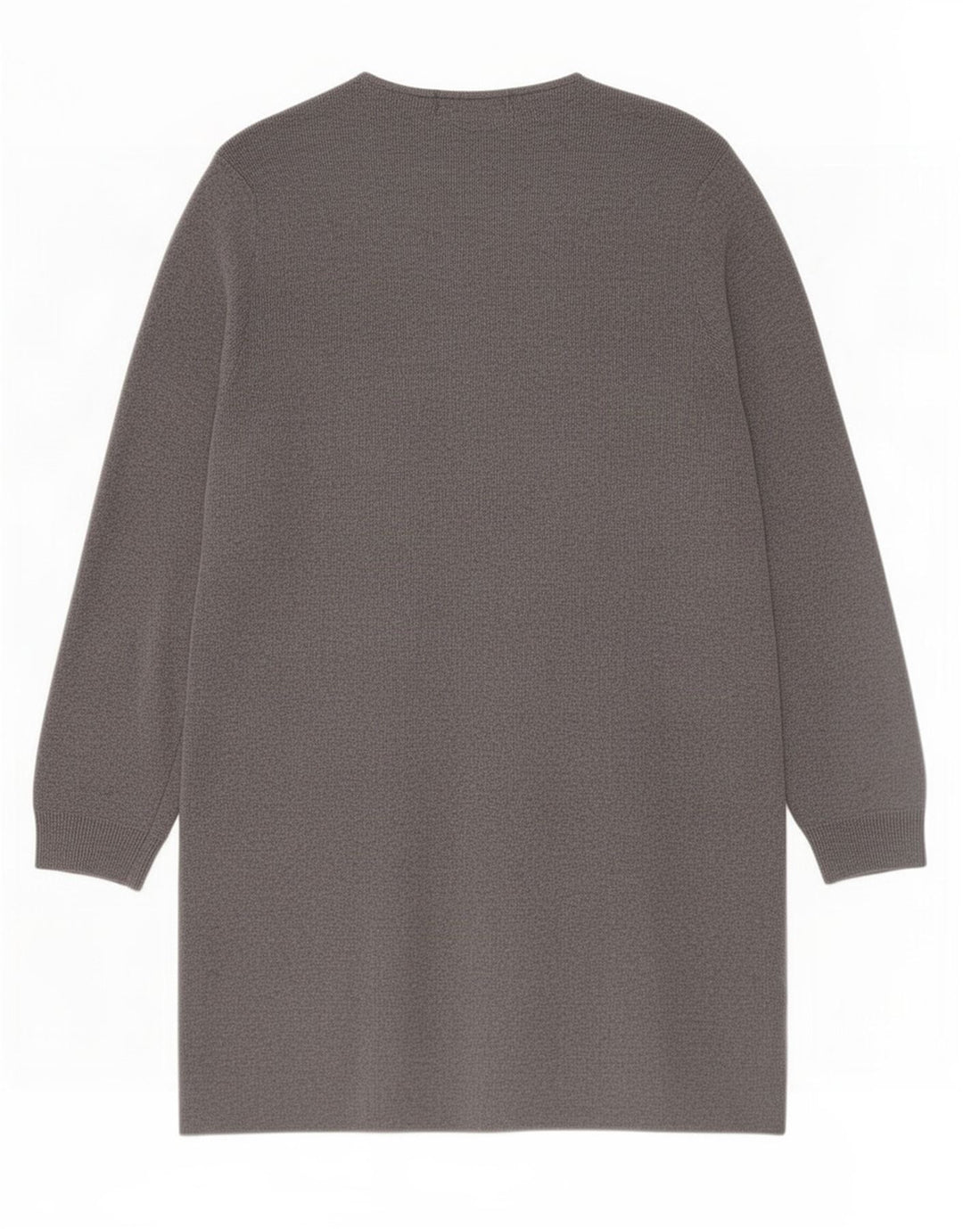 Suéter feminino Marks & Spencer Longline Open Cardigan Reino Unido 12 cinza médio