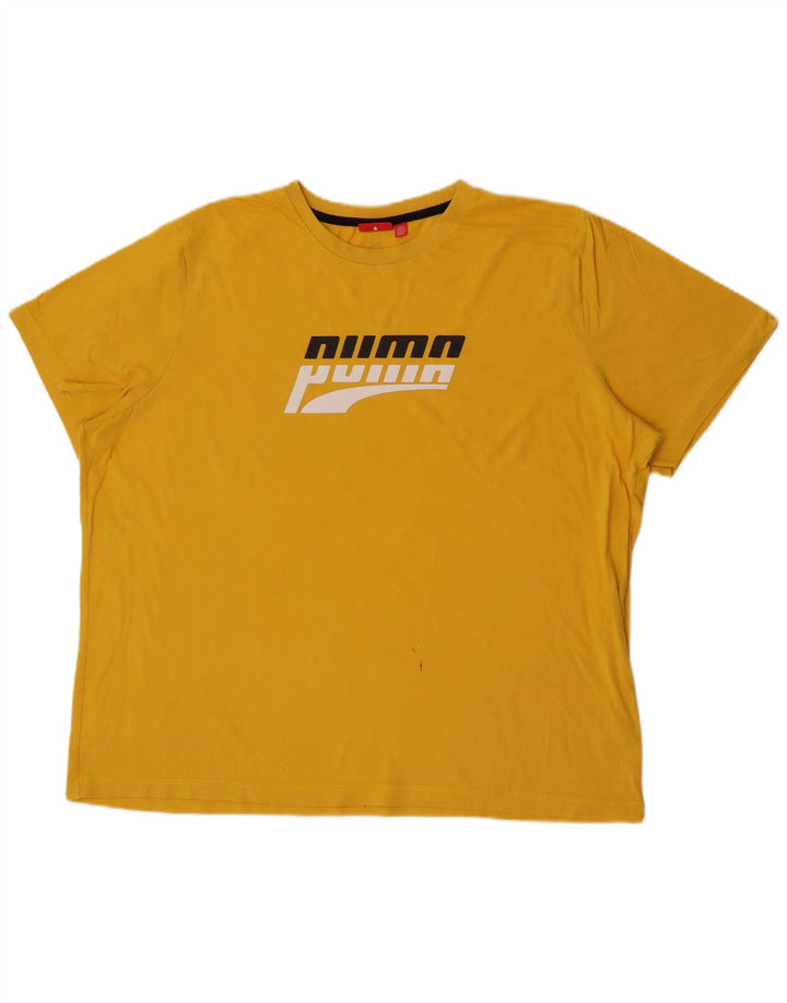 Puma Camiseta Masculina Graphic Top 2XL Amarelo