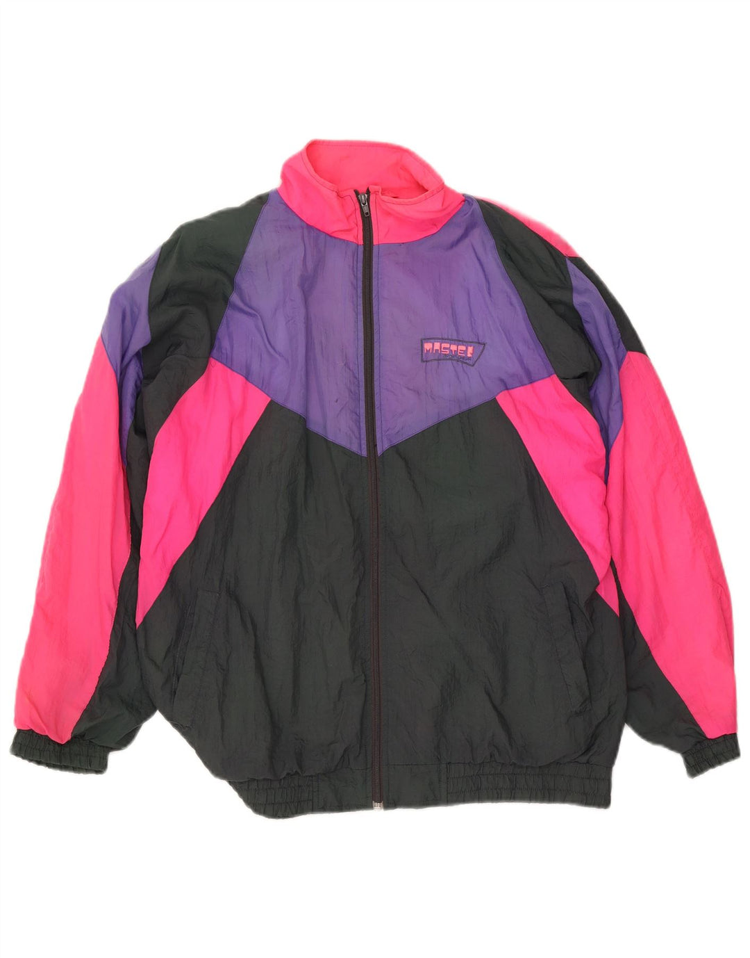 Master Mens Treino Top Jaqueta Médio Multicolorido Colourblock Poliamida