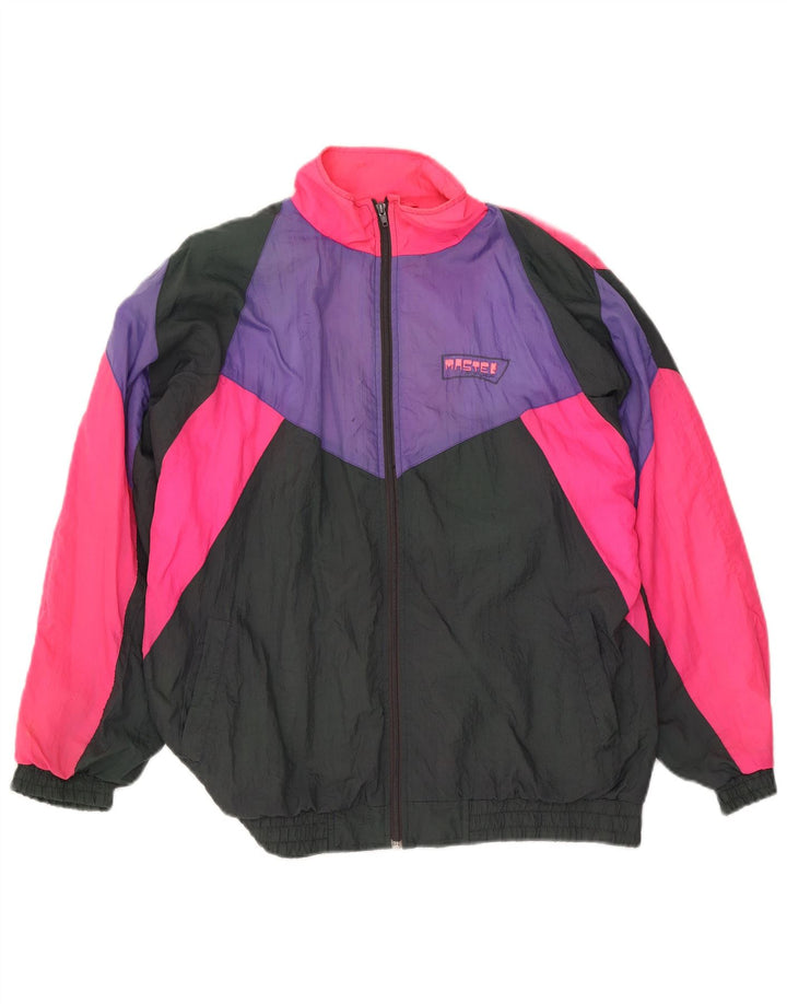 Master Mens Treino Top Jaqueta Médio Multicolorido Colourblock Poliamida