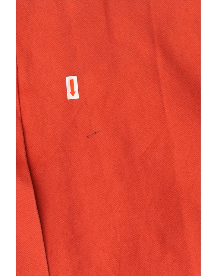 Casaco impermeável feminino HOBBS London Reino Unido 14 algodão laranja médio