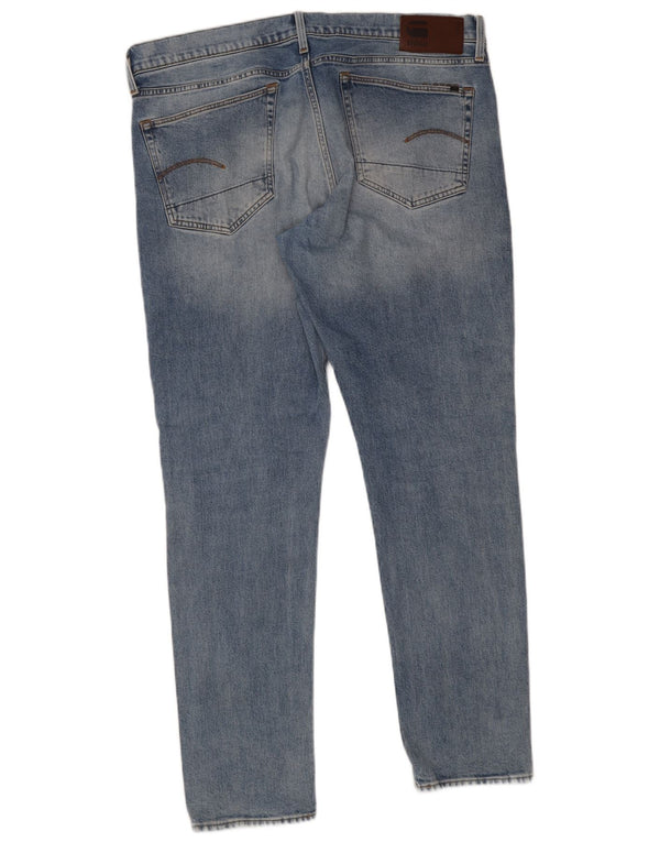 Calça jeans masculina regular cônica G-Star W40 L34 algodão azul