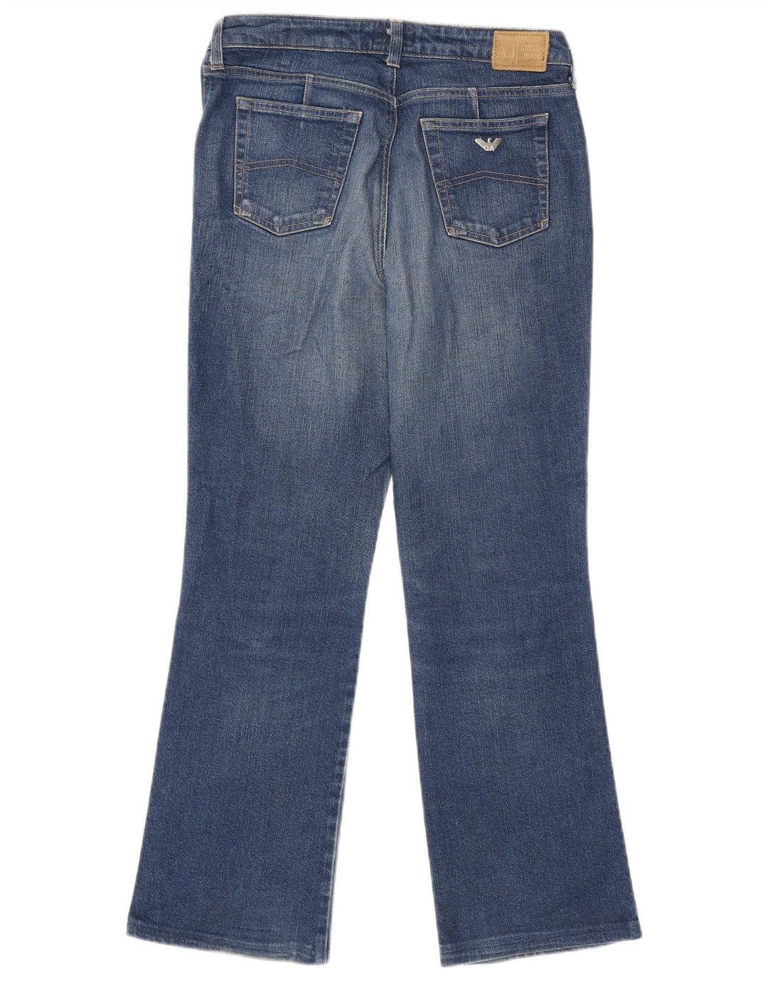 Armani feminino bootcut jeans W30 L28 algodão azul