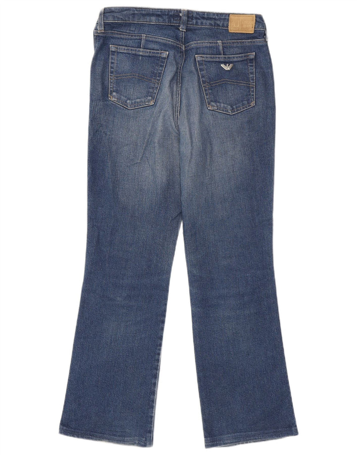 Armani feminino bootcut jeans W30 L28 algodão azul