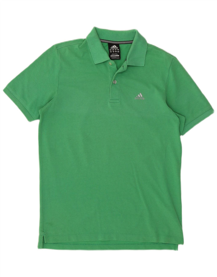 ADIDAS Mens Clima 365 Polo Shirt Medium Green Cotton