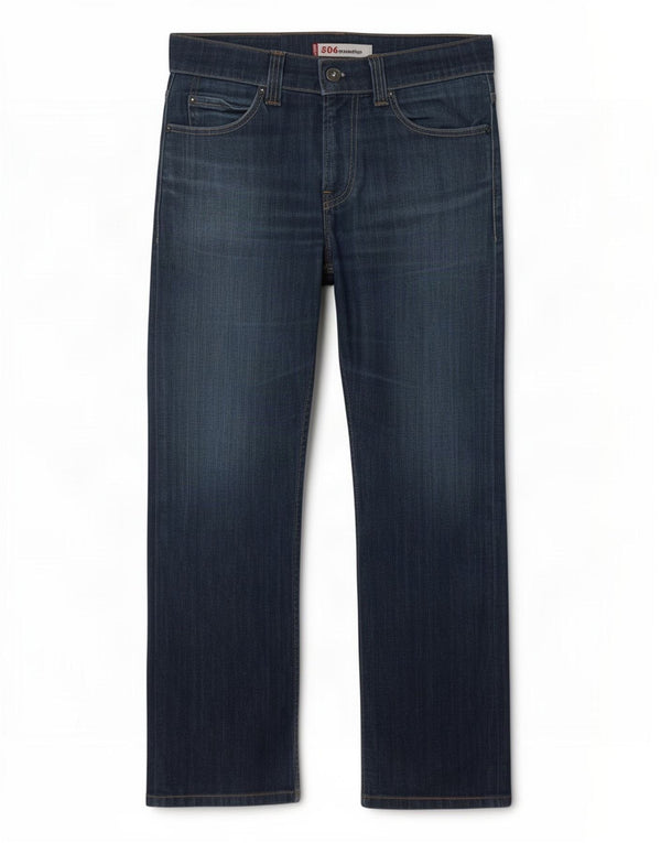 Calça jeans masculina Levi's 506 Standard Fit Straight W30 L30 Azul marinho