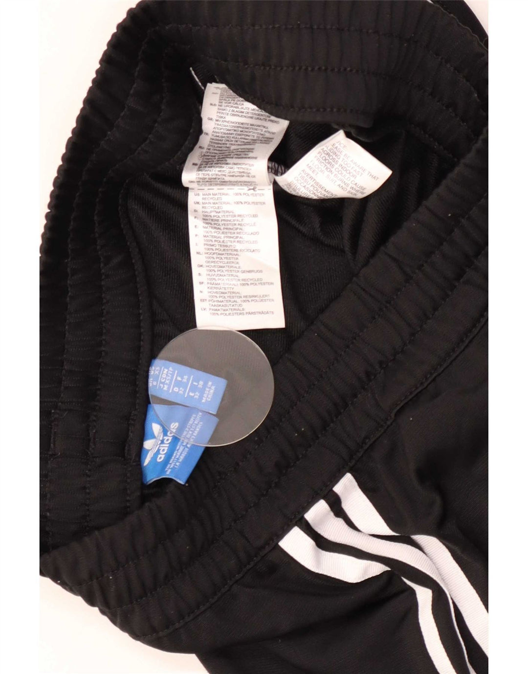Shorts esportivos femininos Adidas UK 6 XS preto poliéster