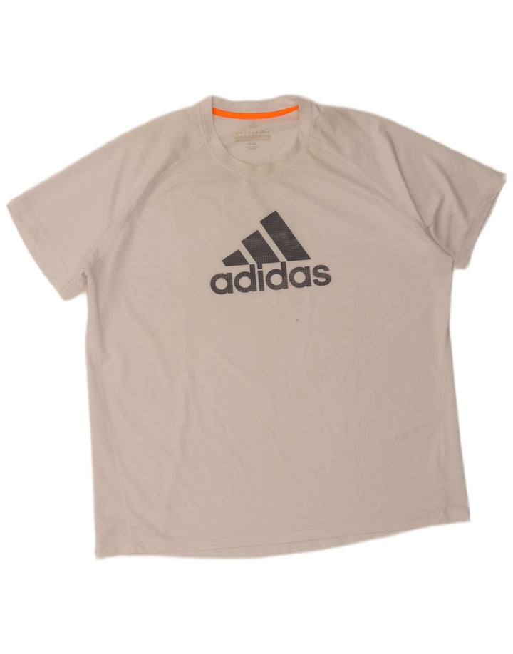 Adidas Camiseta Masculina Gráfica Top 2XL Branco