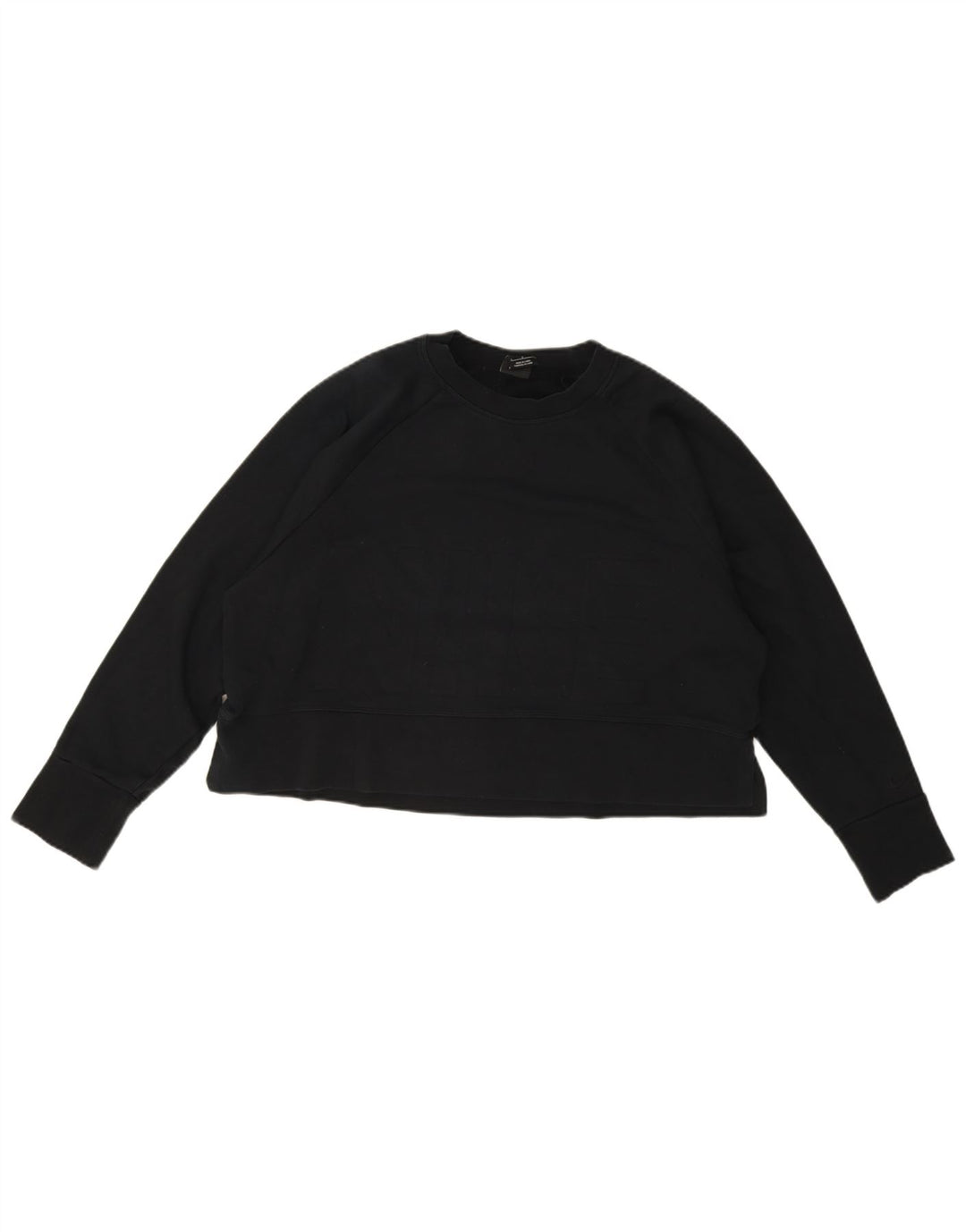 Moletom Nike Dri Fit Crop Oversized Jumper UK 16 Grande Preto