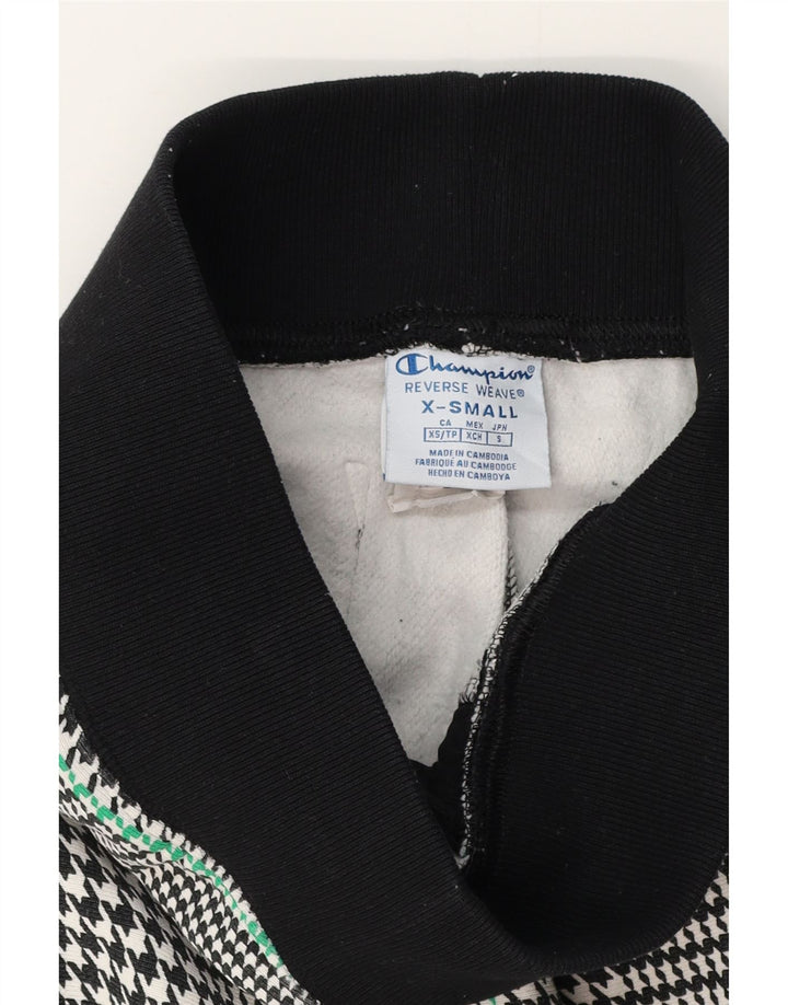 Calça de treino feminina CHAMPION Joggers UK 4 XS preto Houndstooth