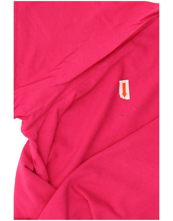 Camiseta feminina gráfica GUESS UK 10 pequena rosa