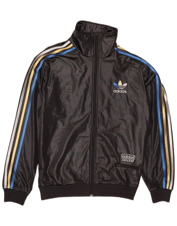 Adidas Mens Chile 62 Graphic Tracksuit Top Jacket Médio Preto Esportes
